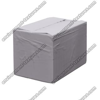 Cardboard Box Base 3D Scan #21